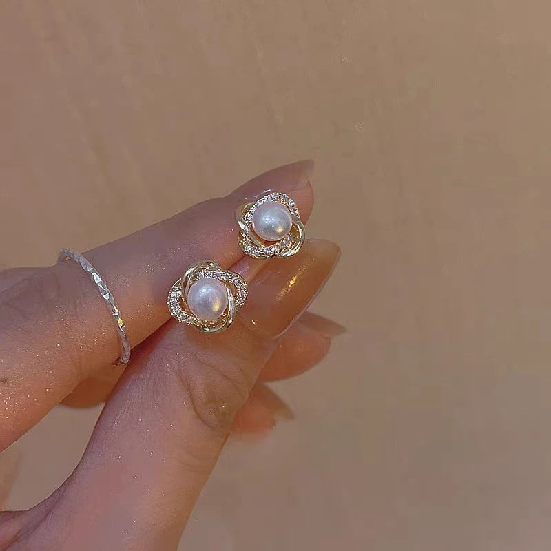 Boucles d’Oreilles Perle – Argent 925 Élégant