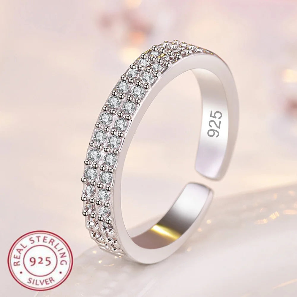 Bague Zircon Brillant – Argent 925